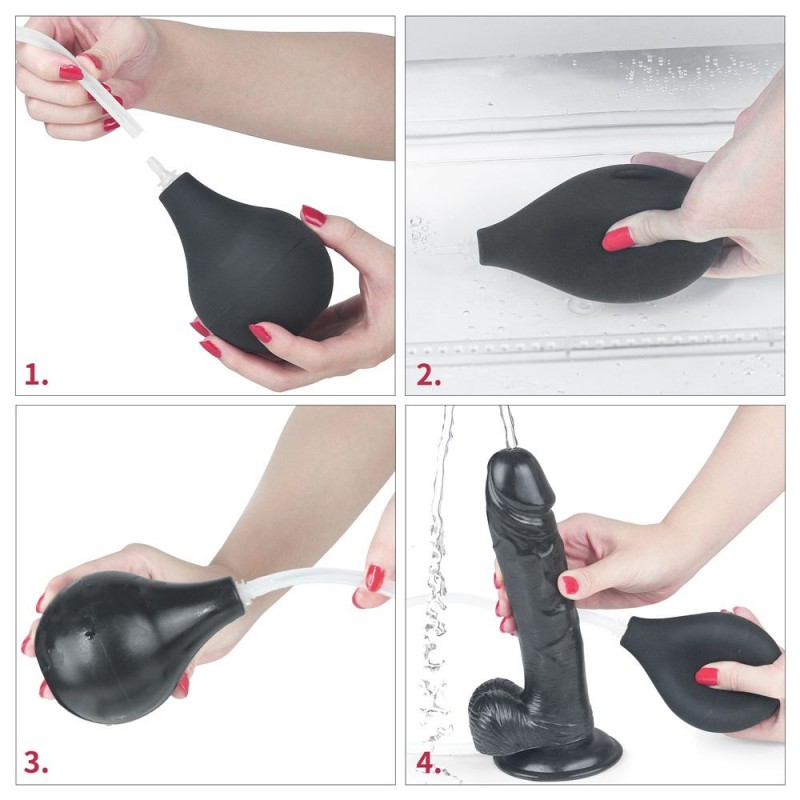 Lovetoy Realistic 9 inch Squirting Dildo 6