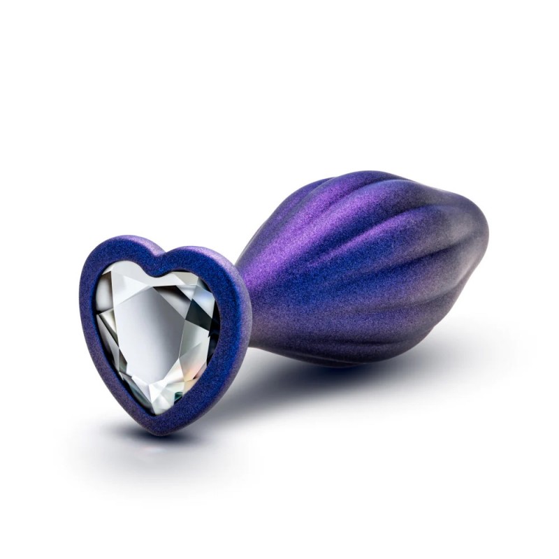 Blush Anal Adventures Matrix Wavy Bling Sapphire 4.5-Inch Anal Plug