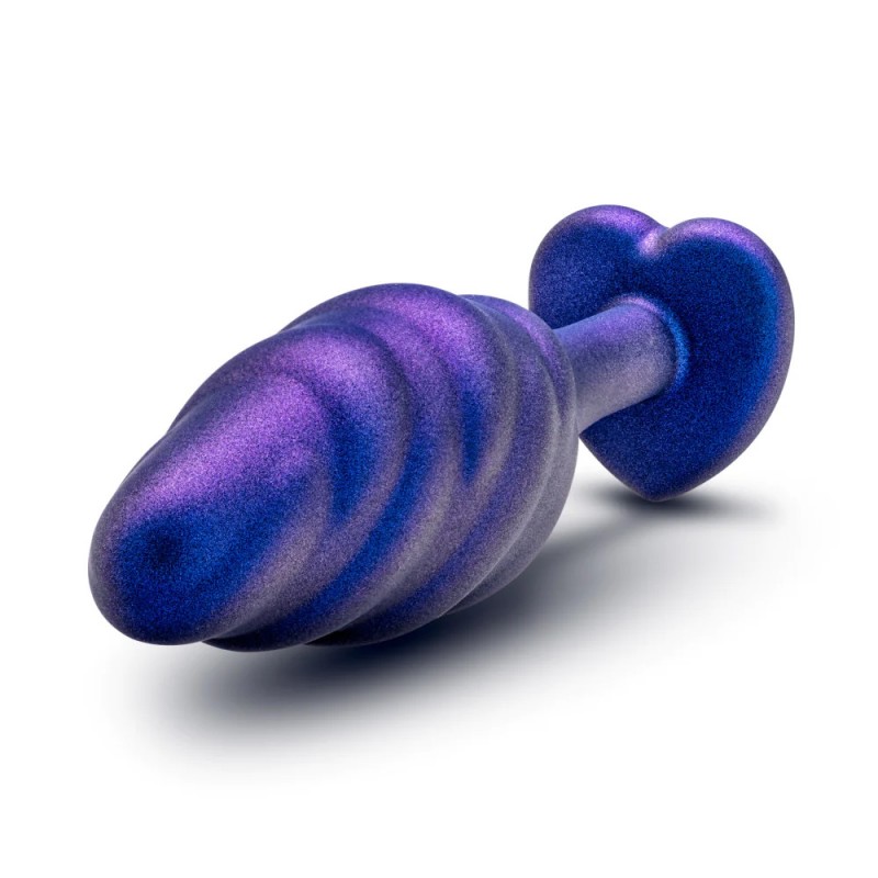 Blush Anal Adventures Matrix Bumped Bling Sapphire 4.5-Inch Anal Plug