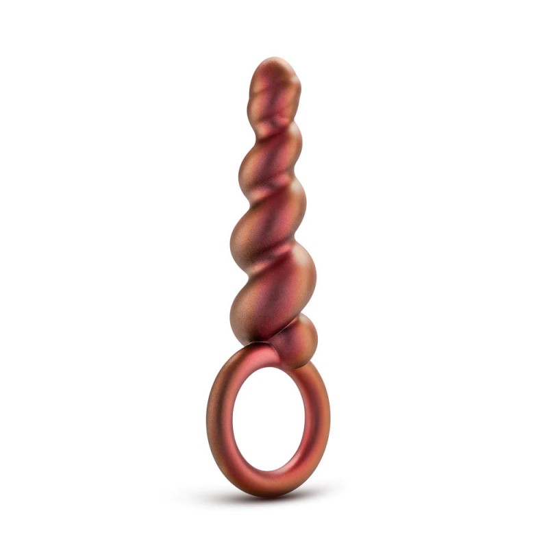 Blush Anal Adventures Matrix Spiral Loop Copper 5.25-Inch Anal Plug