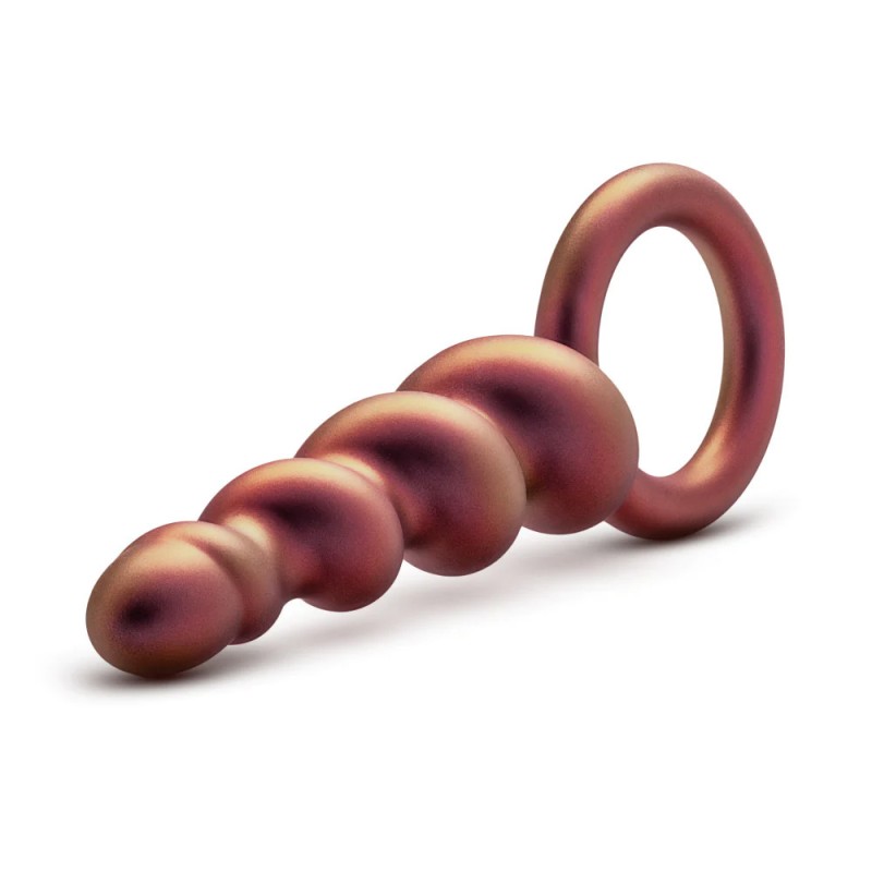 Blush Anal Adventures Matrix Spiral Loop Copper 5.25-Inch Anal Plug