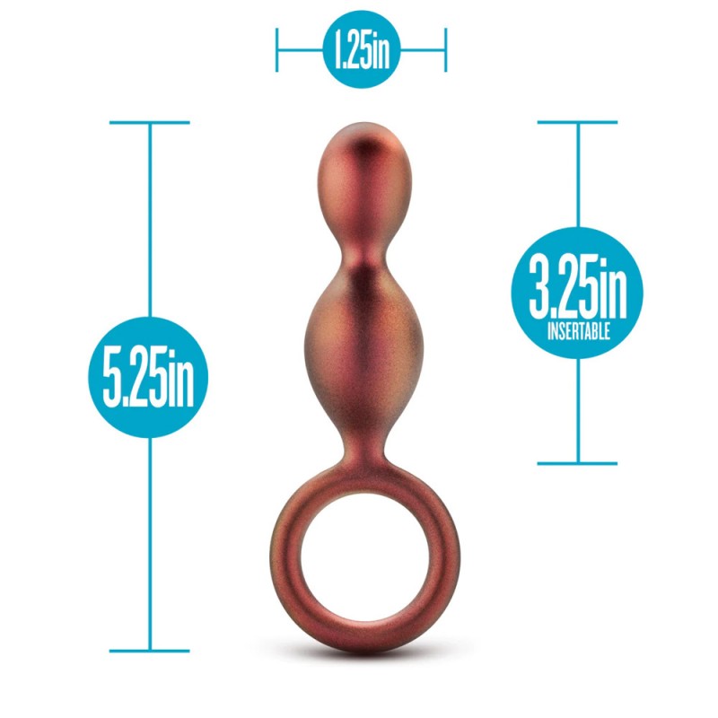 Blush Anal Adventures Matrix Duo Loop Copper 5.25 Inch Anal Plug