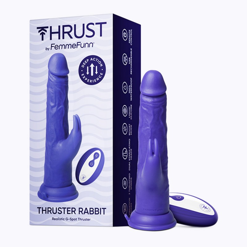 Femme Funn Thruster Rabbit Penis Vibrator with Remote