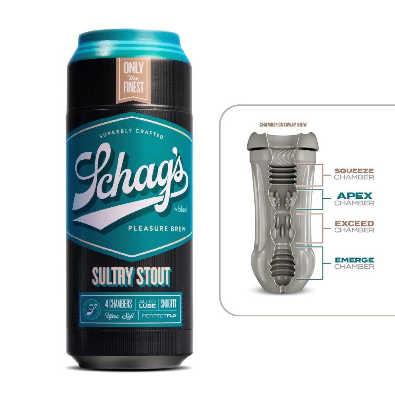 Blush Schag's Sultry Stout Frosted Masturbator