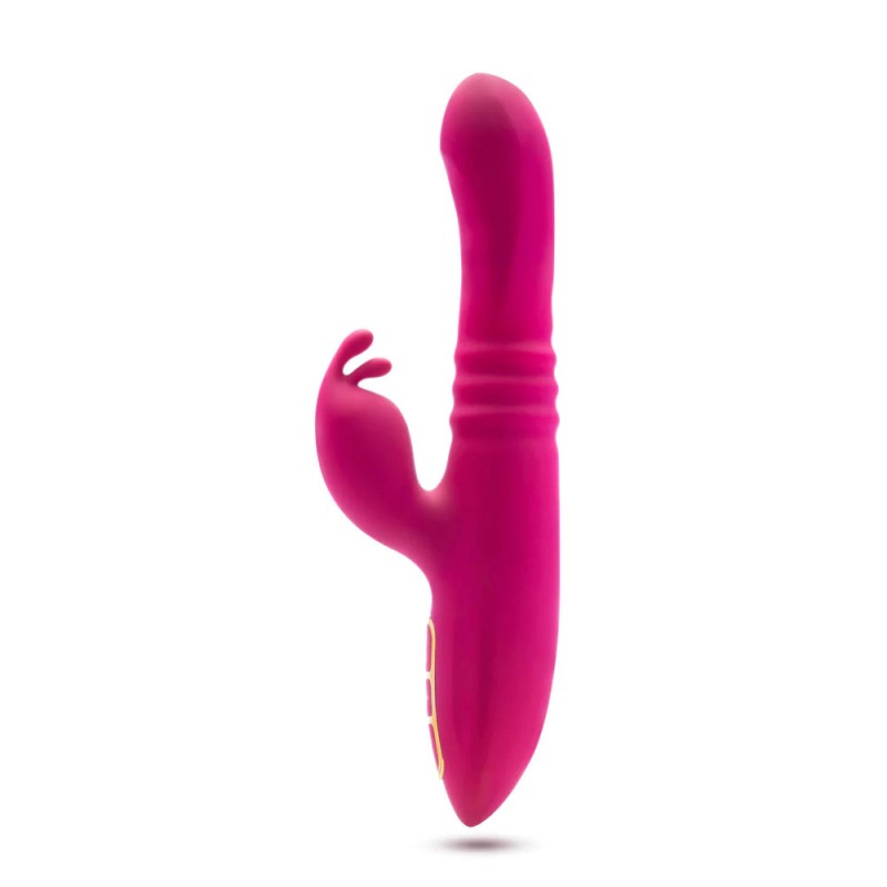 Blush Kira Velvet Warming Gyrating & Thrusting Silicone Rabbit Vibrator