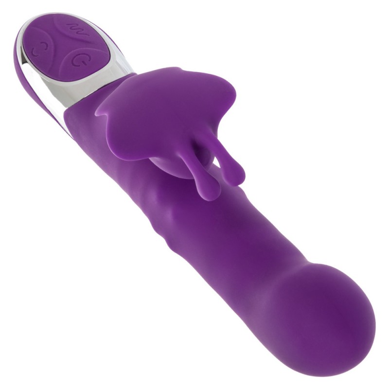 CalExotics Enchanted Flutter Purple Rabbit Vibrator