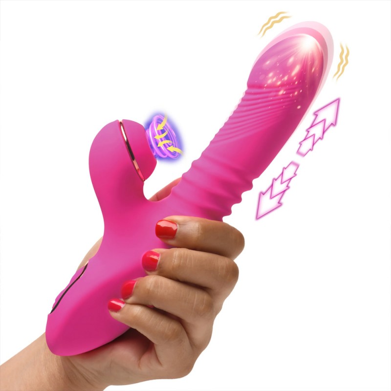 Pro-Thrust Thrusting Suction Rabbit Vibrator6