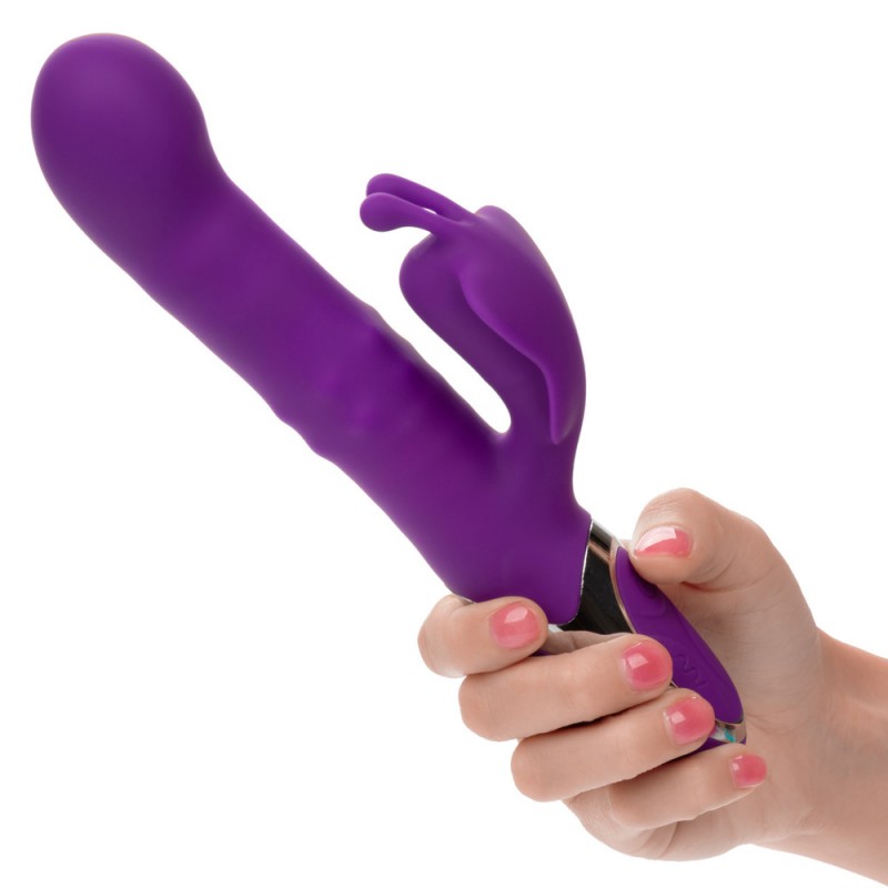 CalExotics Enchanted Flutter Purple Rabbit Vibrator