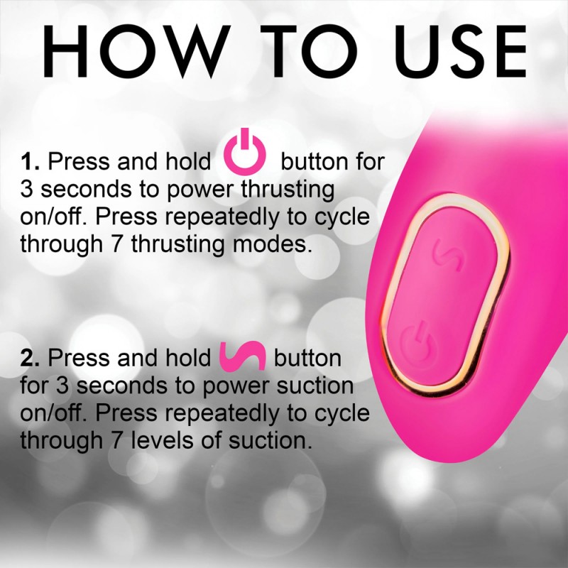 Pro-Thrust Thrusting Suction Rabbit Vibrator4