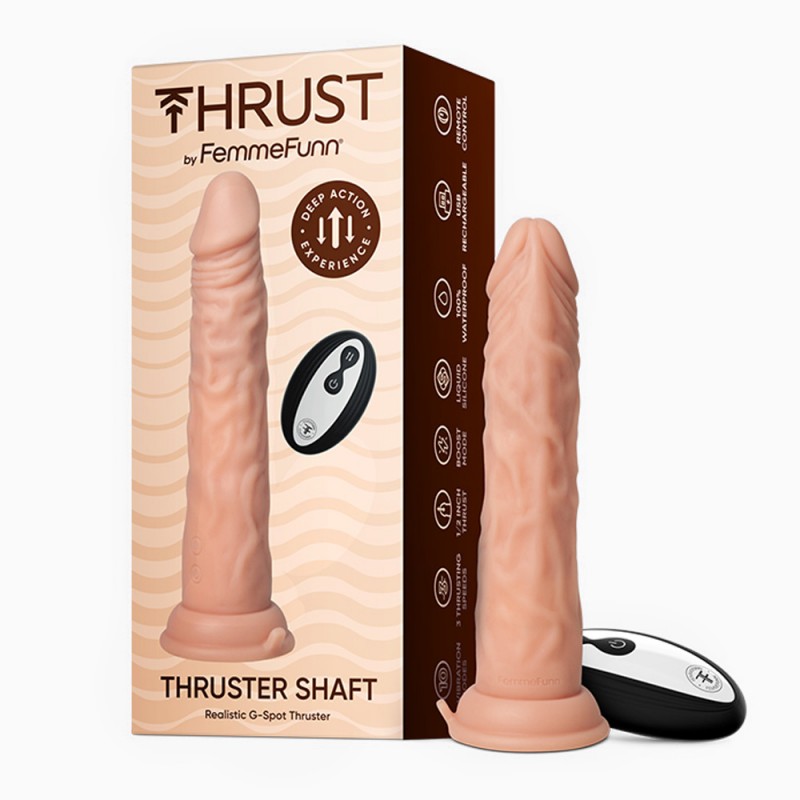 Femme Funn Thruster Shaft Dildo Thrusting Vibrator with Remote5