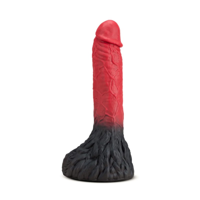 Blush The Realm Lycan Red 10.5-Inch Long Dildo With Lock On Base