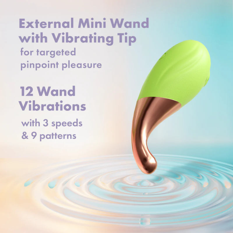 Blooming Bliss Mini Clitoral Wand & Egg Vibrator with Remote3