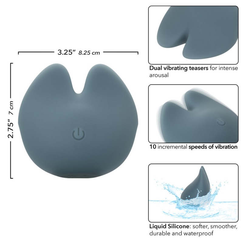 CalExotics Mod Curve Dual Vibrating Teaser Vibrator2