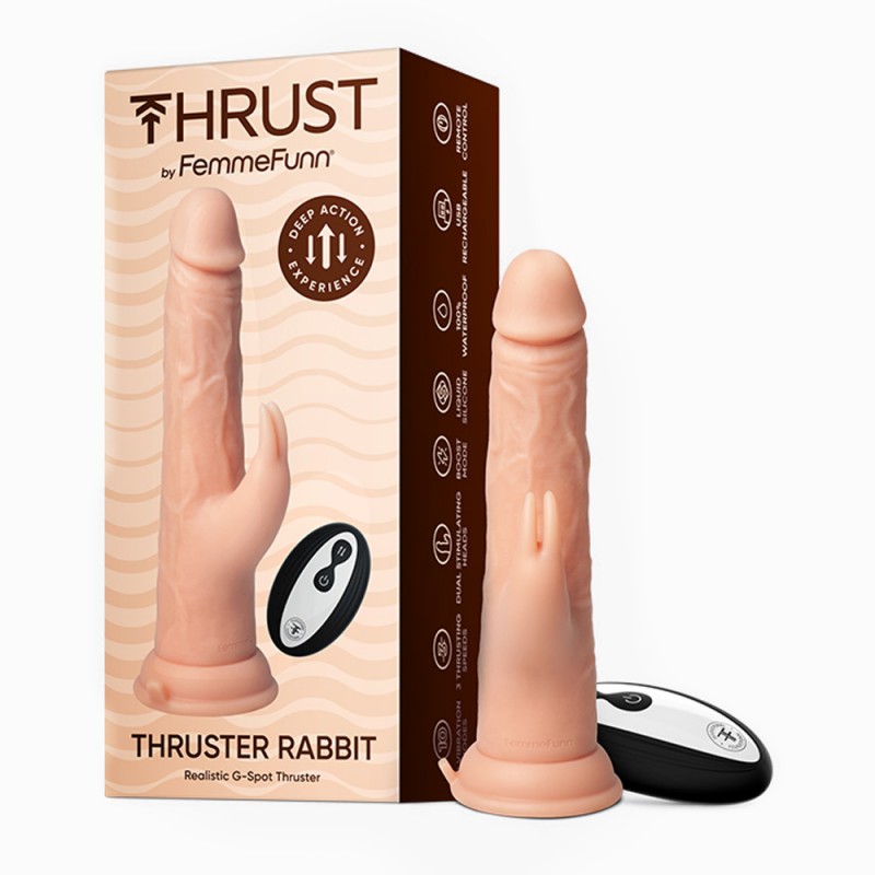 Femme Funn Thruster Rabbit Penis Vibrator with Remote5
