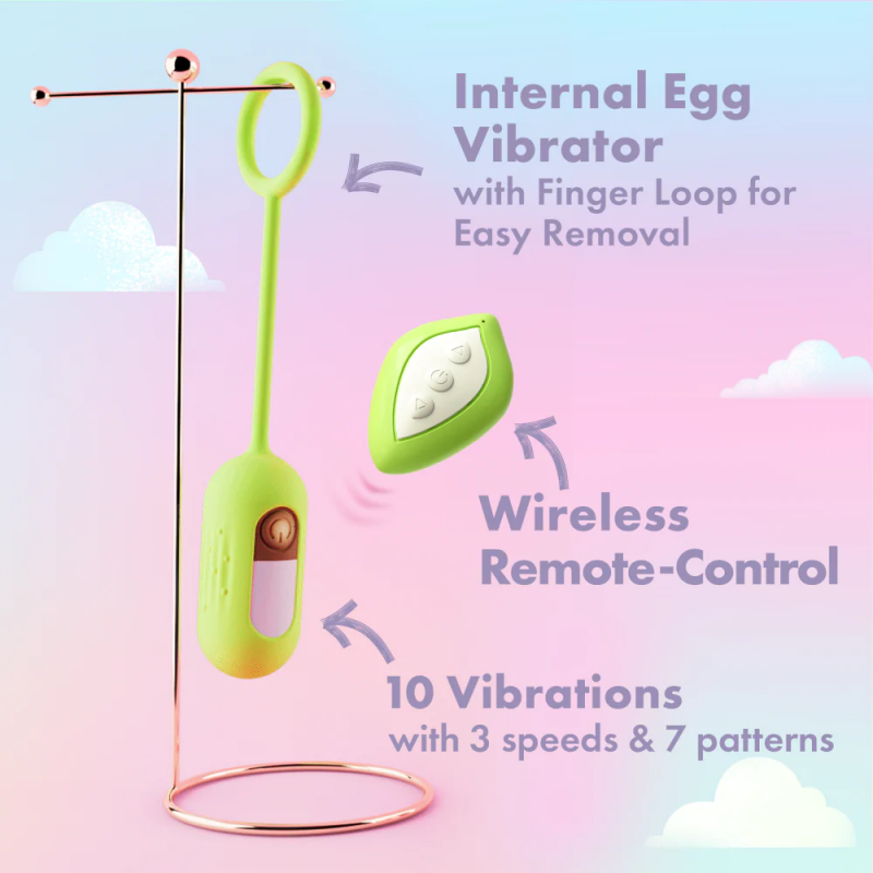 Blooming Bliss Mini Clitoral Wand & Egg Vibrator with Remote2