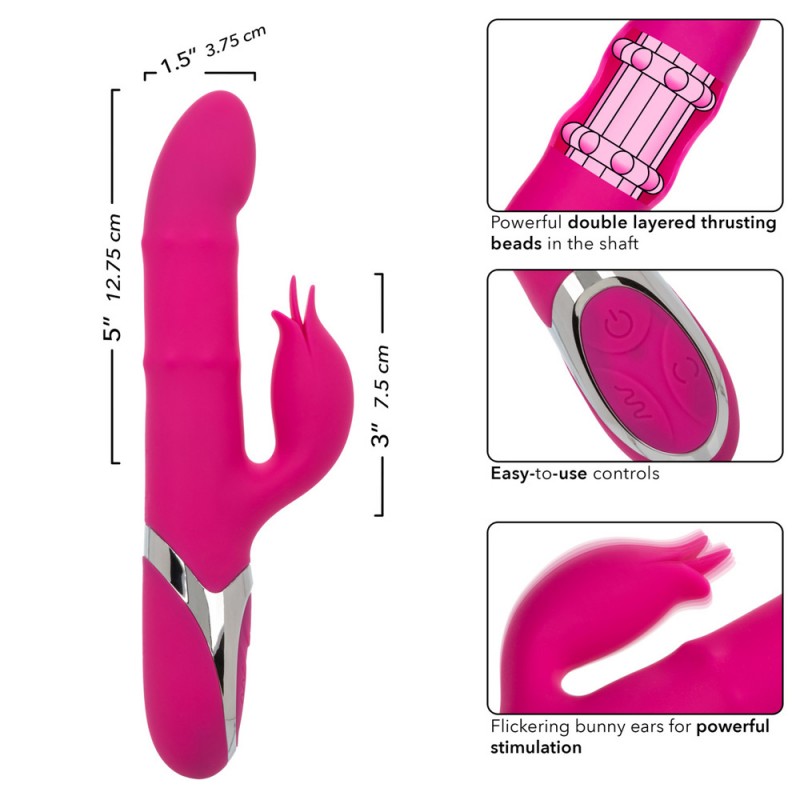 CalExotics Enchanted Embrace Pink Rabbit Vibrator