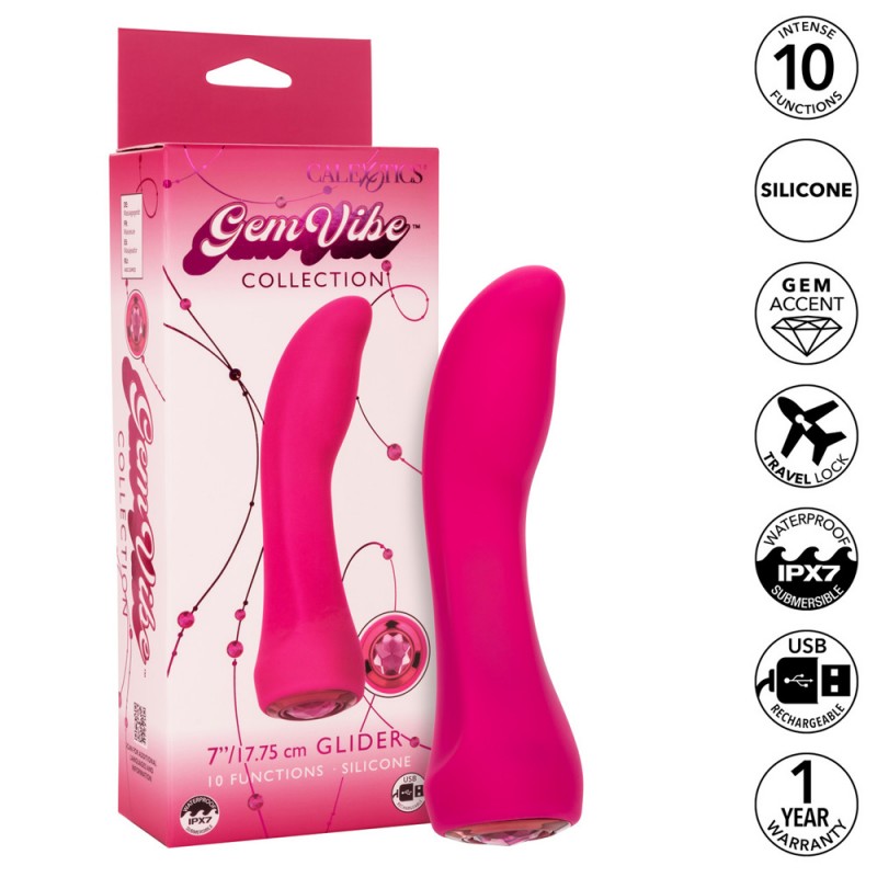 CalExotics Gem Vibe Collection Glider G Spot Vibrator