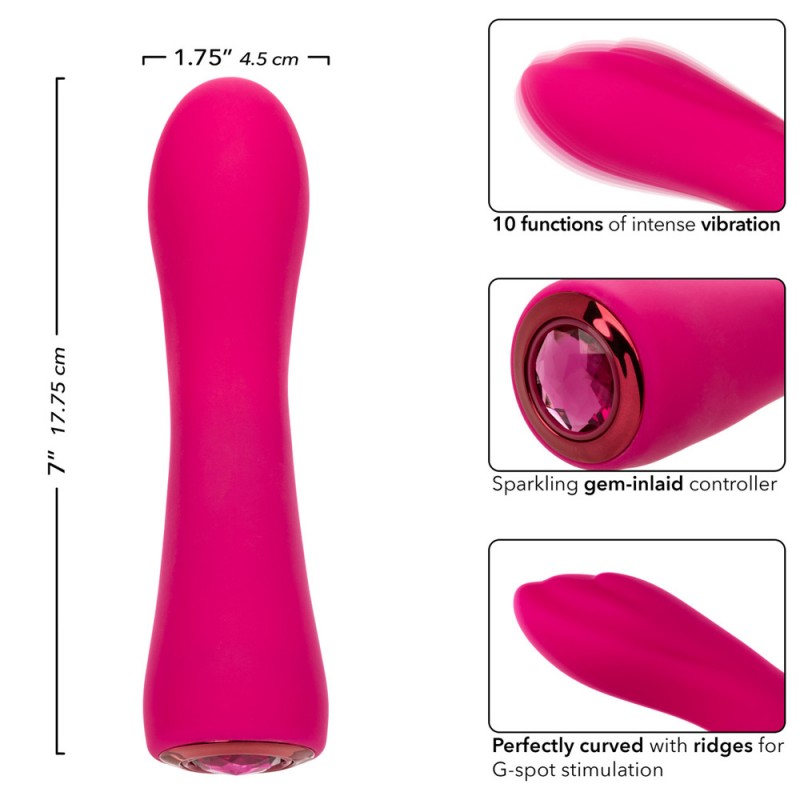 CalExotics Gem Vibe Collection Curve G Spot Vibrator