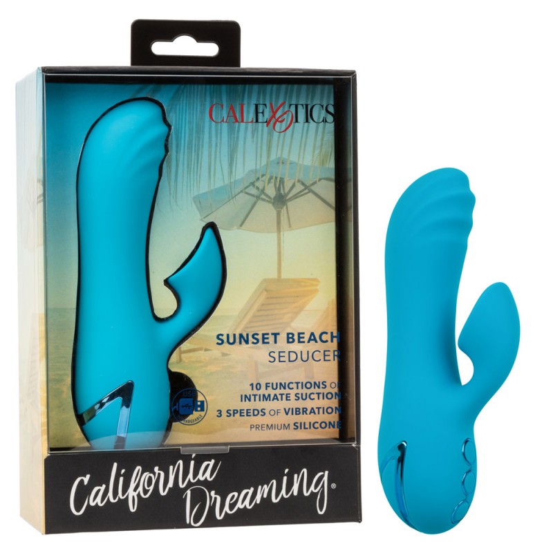 CalExotics California Dreaming Sunset Beach Seducer Rabbit Vibrator