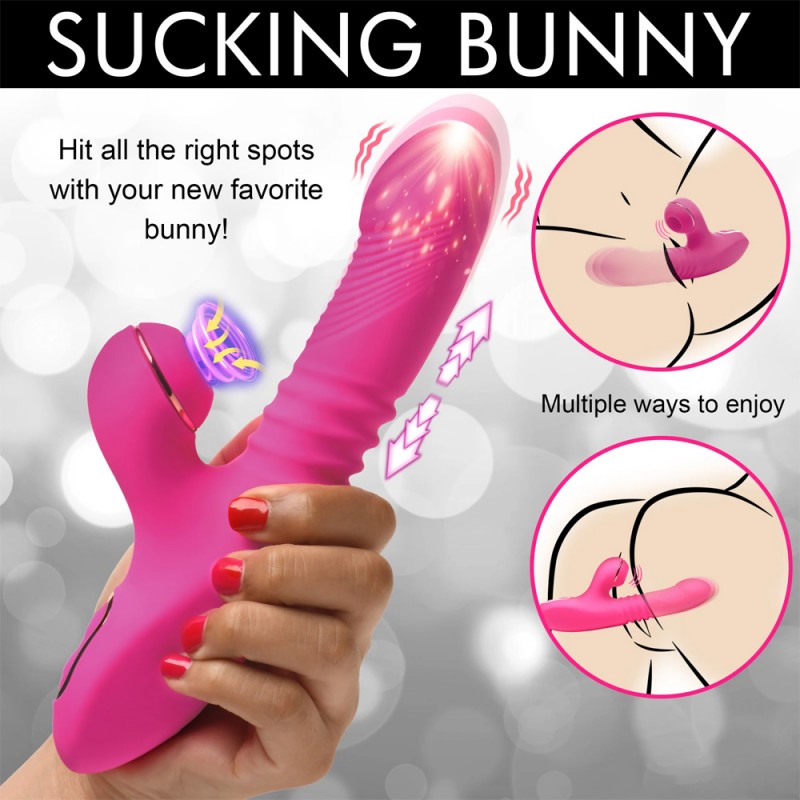 Pro-Thrust Thrusting Suction Rabbit Vibrator1