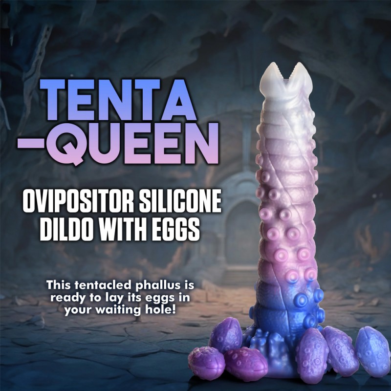 Creature Cocks Tenta Queen Ovipositor Fantasy Dildo with Eggs4