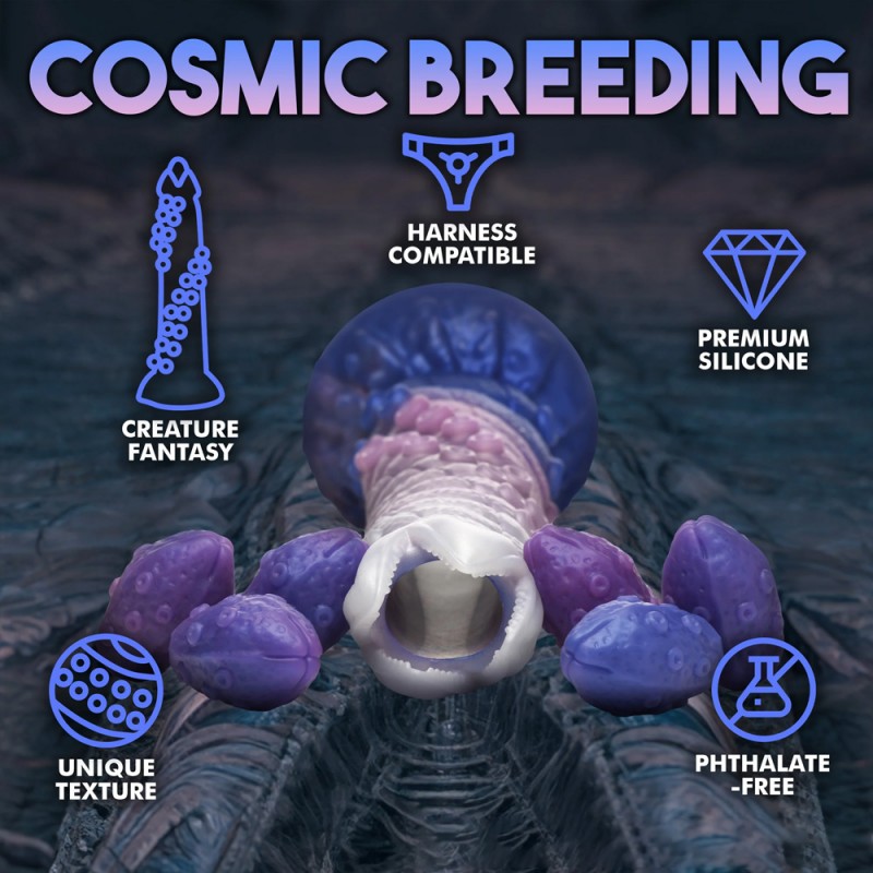 Creature Cocks Tenta Queen Ovipositor Fantasy Dildo with Eggs1
