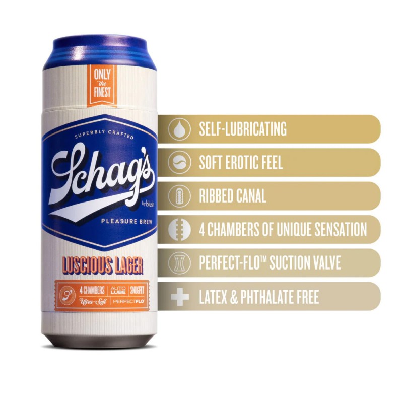 Blush Schag's Luscious Lager Frosted Masturbator