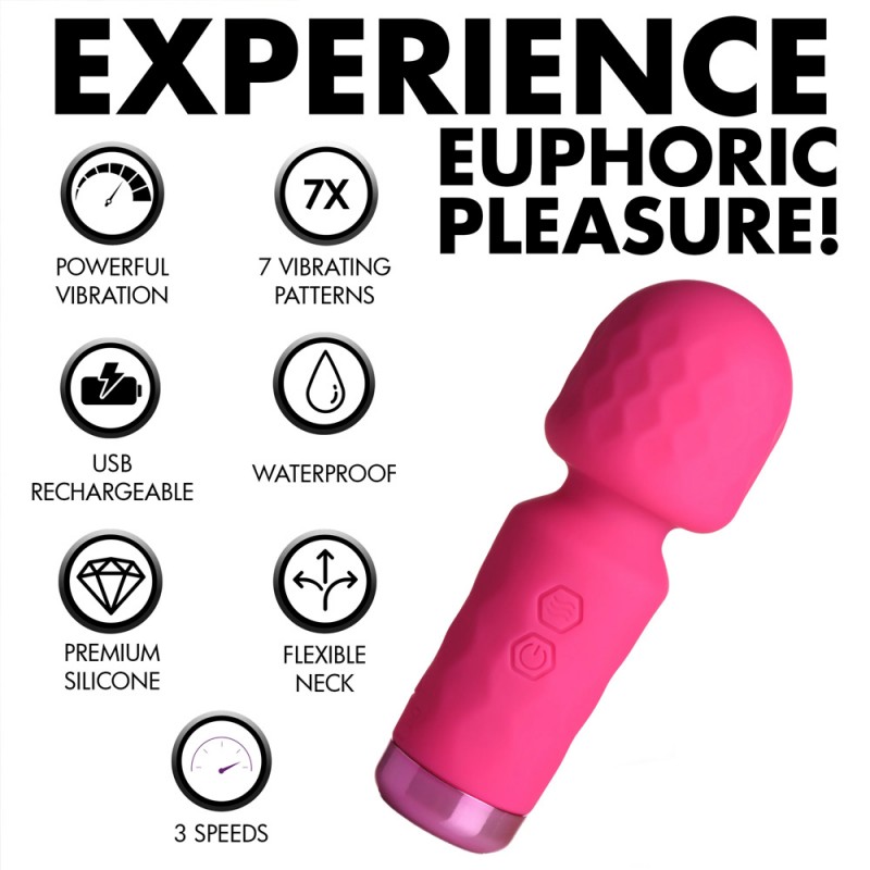 Bang! 10X Mini Silicone Wand Clitoral Vibrator