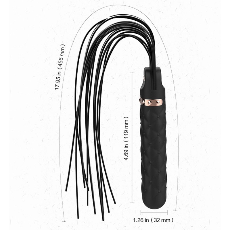 Vibra-Lasher 9X Vibrating Dildo Flogger1