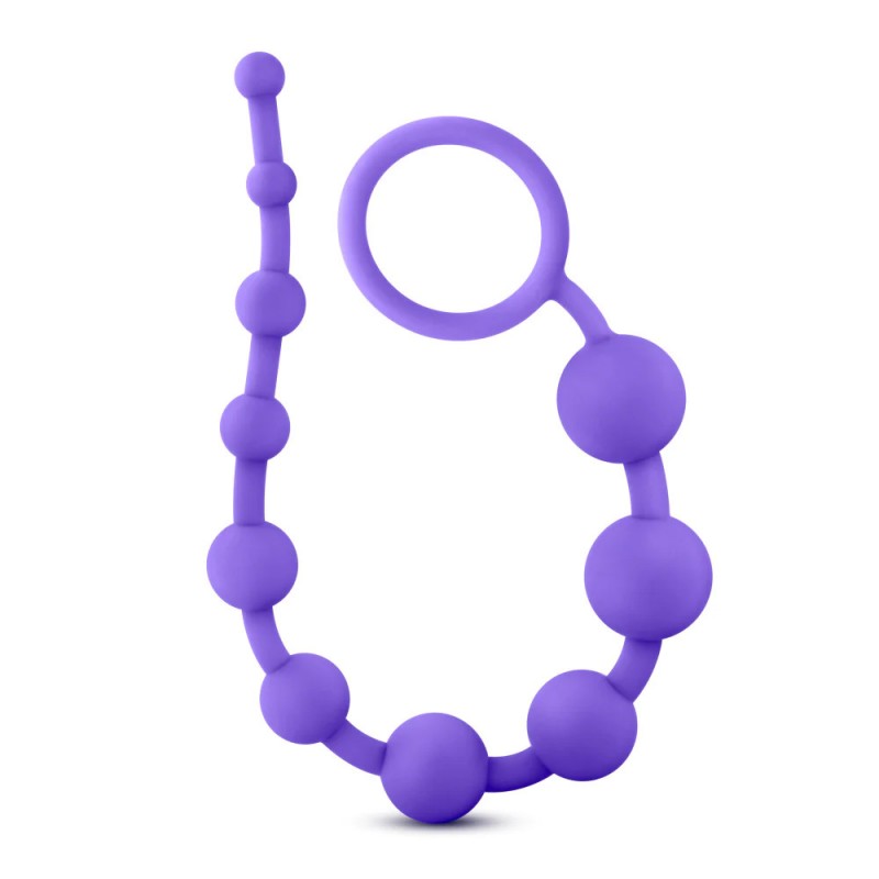 Blush Luxe Indigo 12.5-Inch Silicone Anal Beads