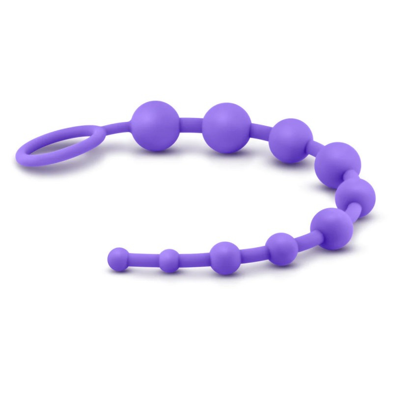 Blush Luxe Indigo 12.5-Inch Silicone Anal Beads
