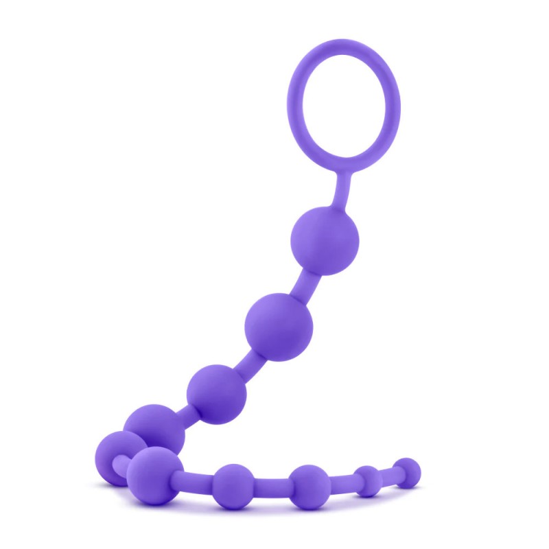 Blush Luxe Indigo 12.5-Inch Silicone Anal Beads