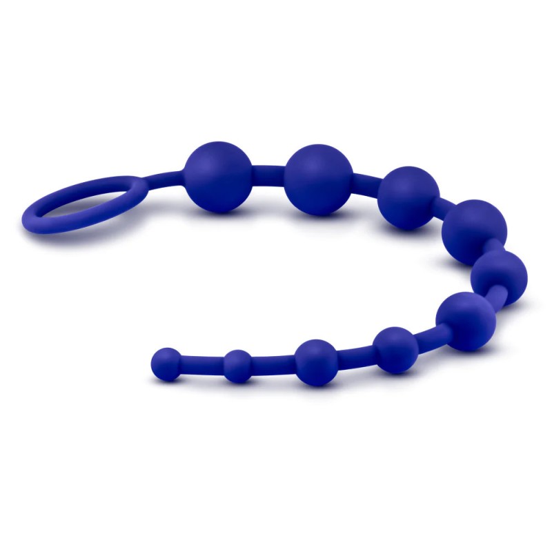 Blush Luxe Indigo 12.5-Inch Silicone Anal Beads