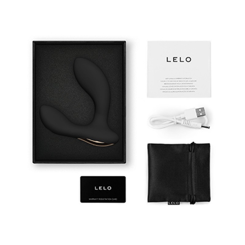 LELO Hugo 2 Black Prostate Massager Vibrator with App Control