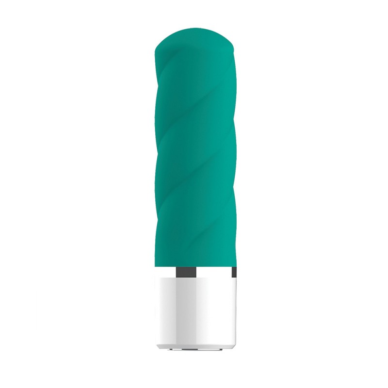 Nobu Mini Siera Twisted Teal Bullet Vibrator