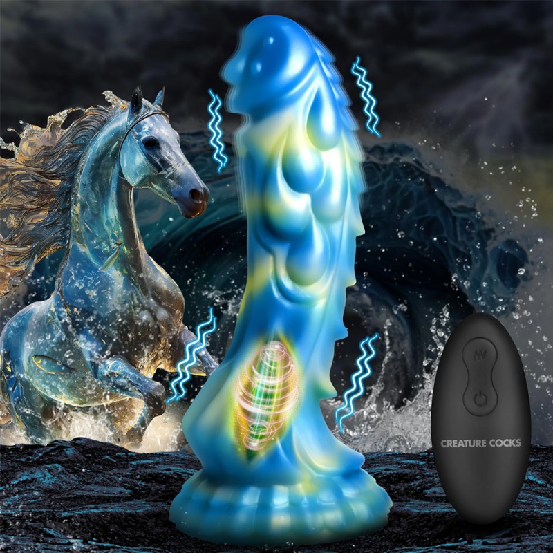 Creature Cocks Sea Stallion Vibrating Fantasy Dildo with Remote