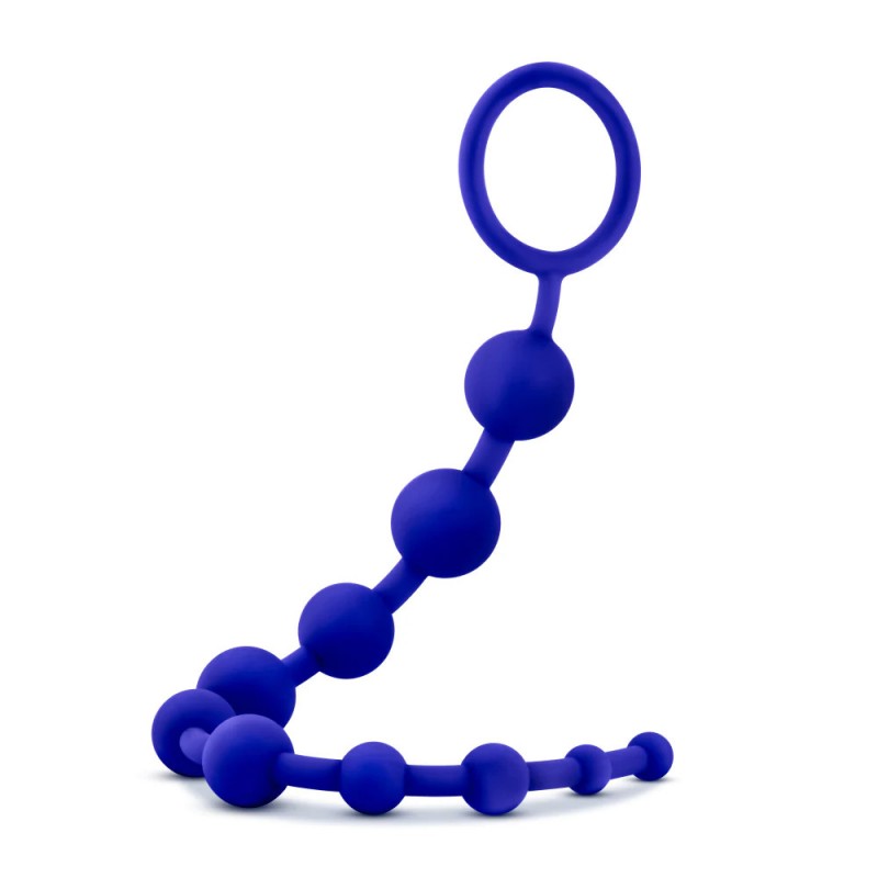 Blush Luxe Indigo 12.5-Inch Silicone Anal Beads