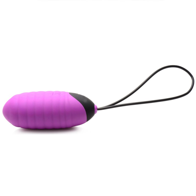 28X Ribbed Silicone Egg Clit Vibrator with Remote1