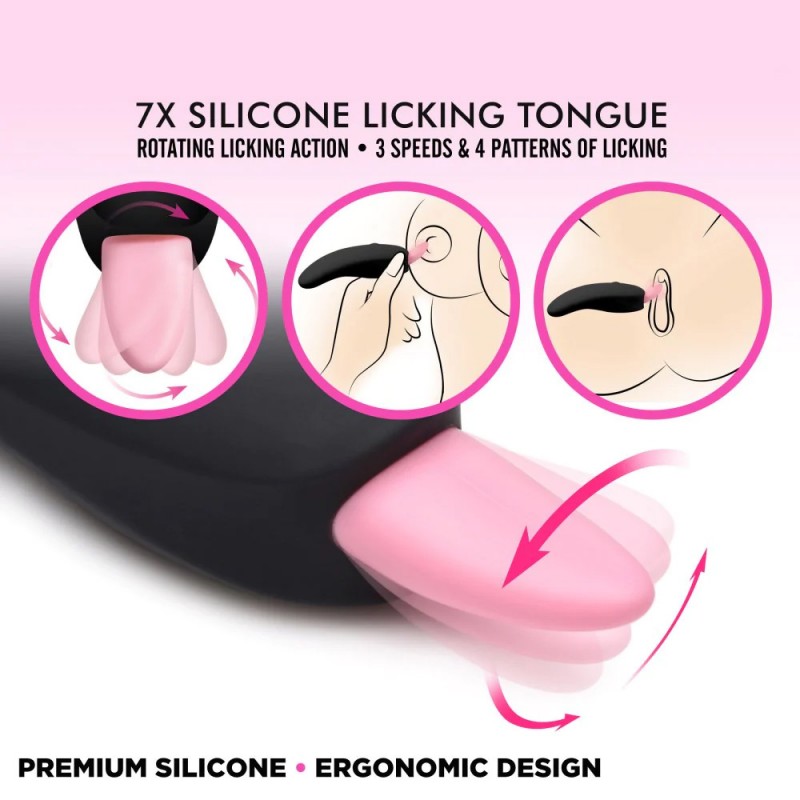 Luscious Licker 7X Silicone Licking Tongue Vibrator2