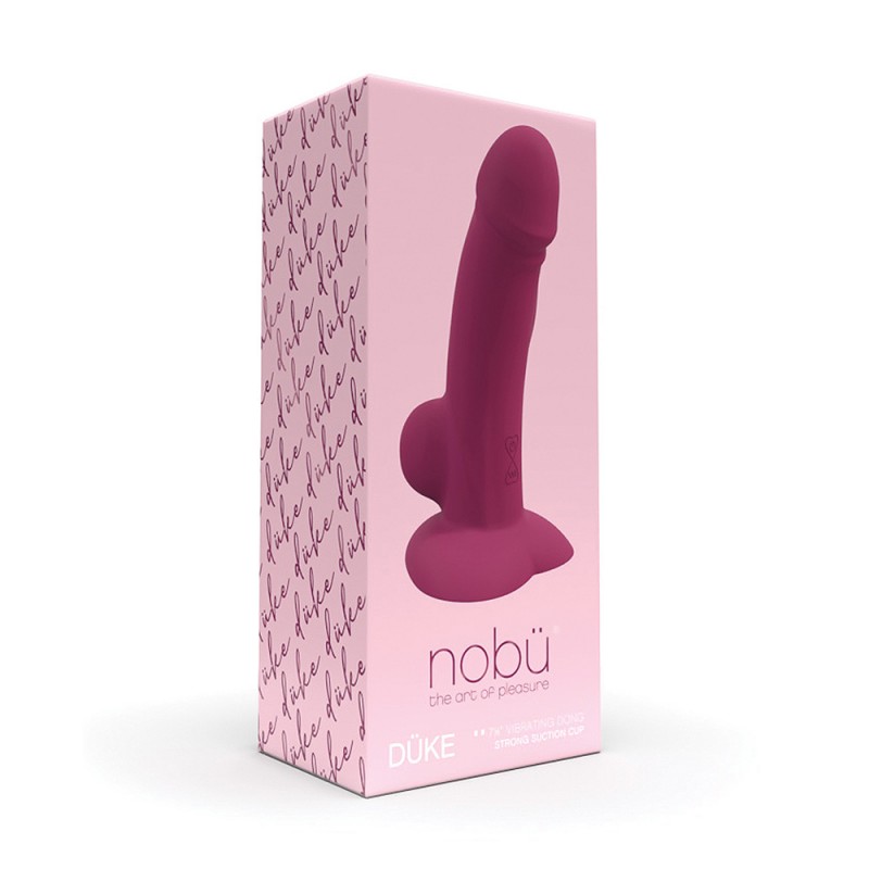 Nobu Duke Vibrating Dong Silicone Dildo with Suction Cup3
