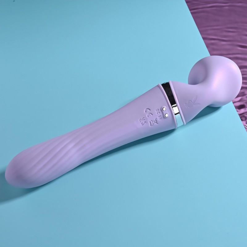 Playboy Pleasure Vibrato Lilac Wand Vibrator
