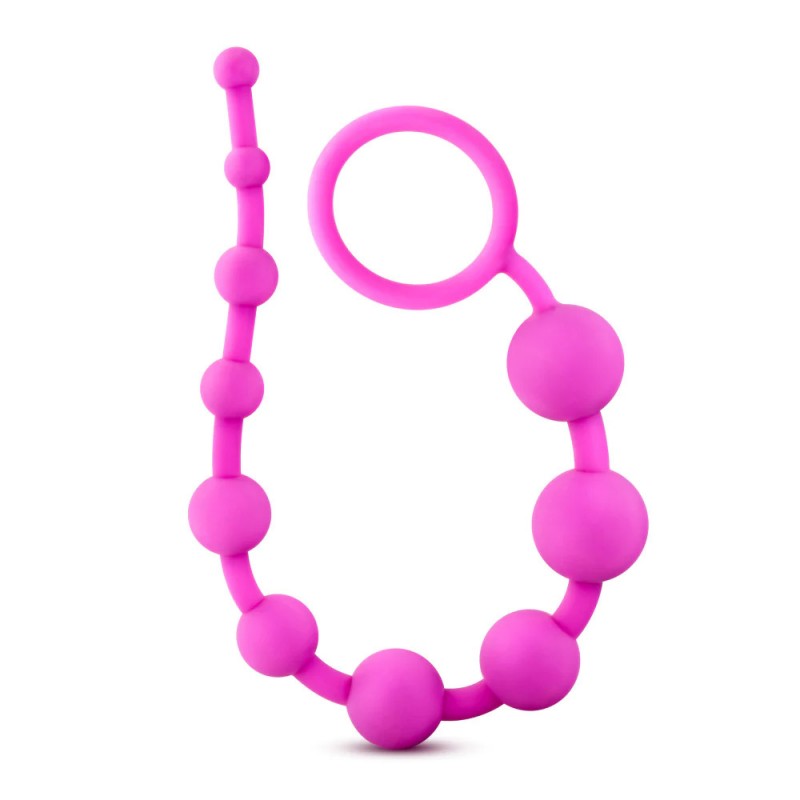 Blush Luxe Indigo 12.5-Inch Silicone Anal Beads