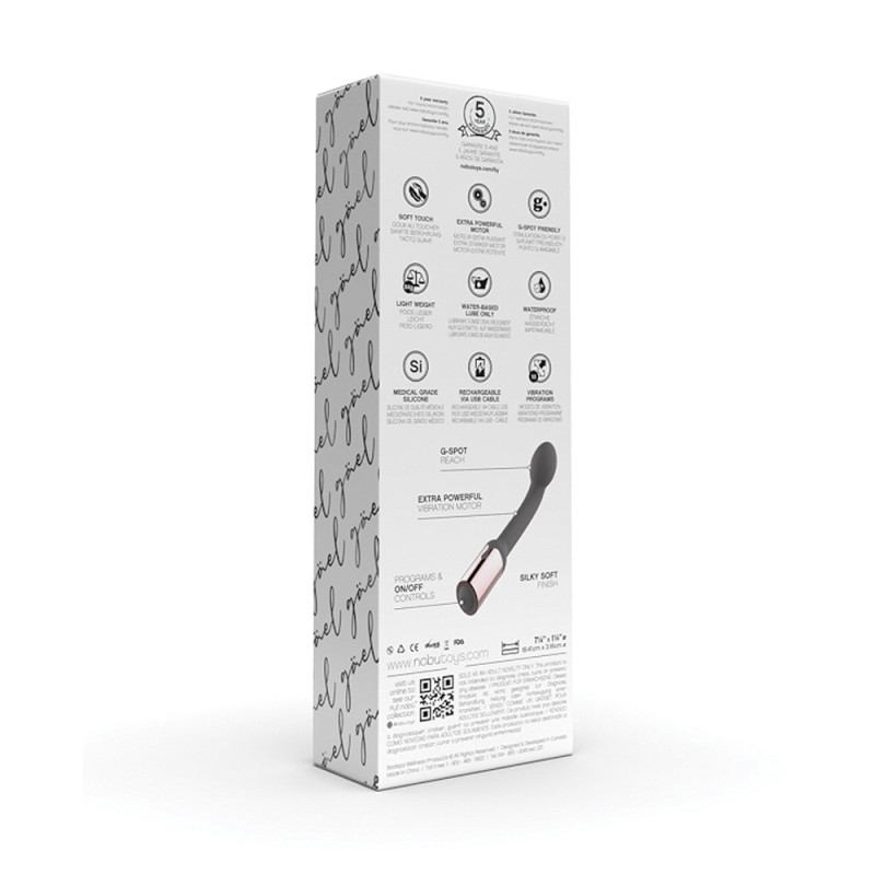Nobu Gael Grey Silicone G-Spot Vibrator