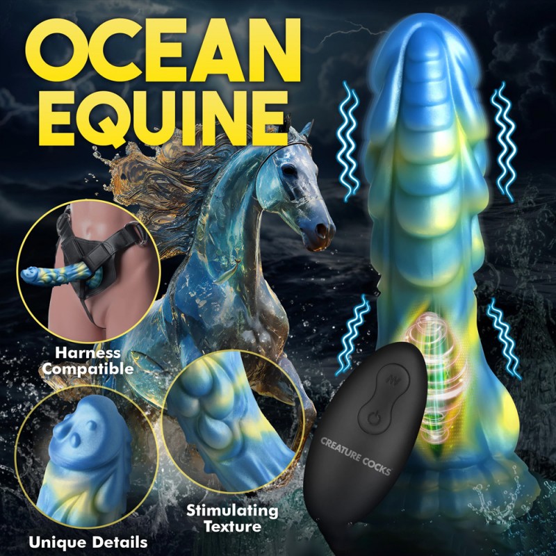 Creature Cocks Sea Stallion Vibrating Fantasy Dildo with Remote3