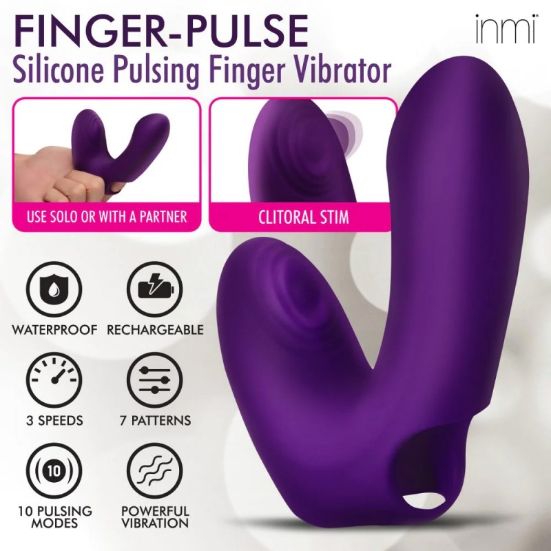 Finger-Pulse Silicone Pulsing Finger Vibrator2