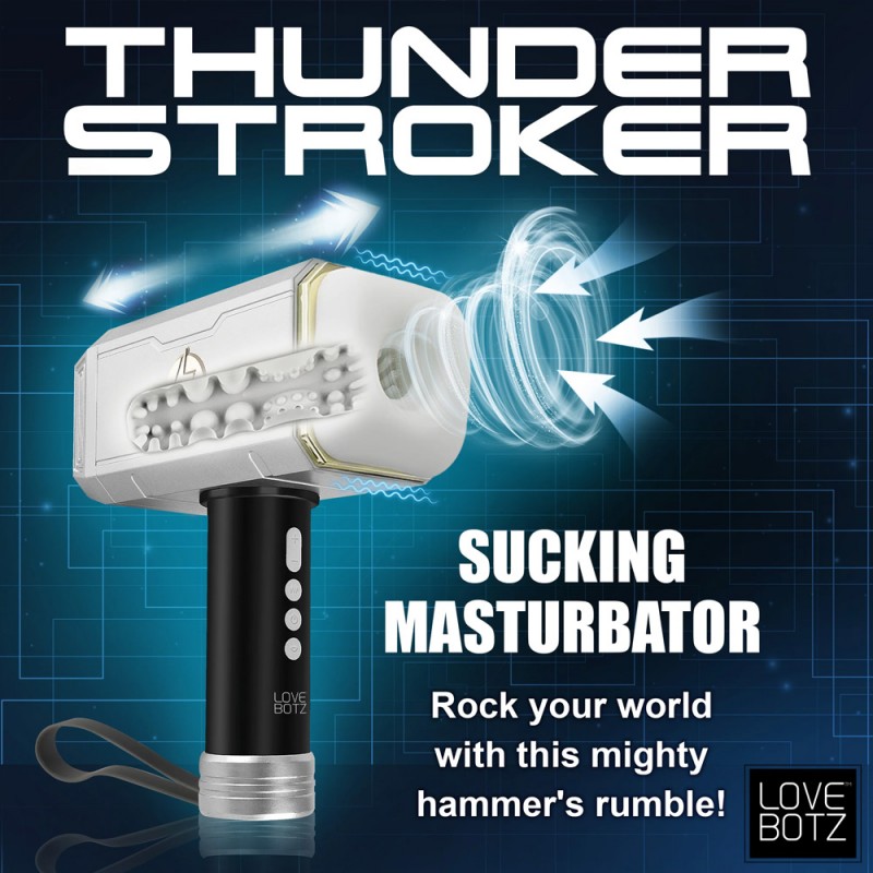 Thunder Stroker Sucking Male Masturbator1