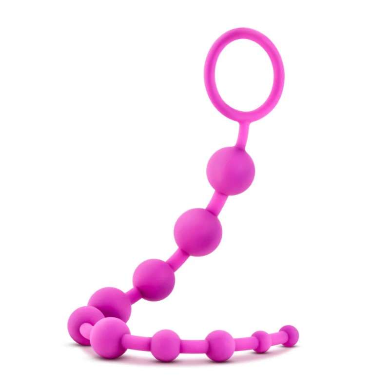 Blush Luxe Indigo 12.5-Inch Silicone Anal Beads