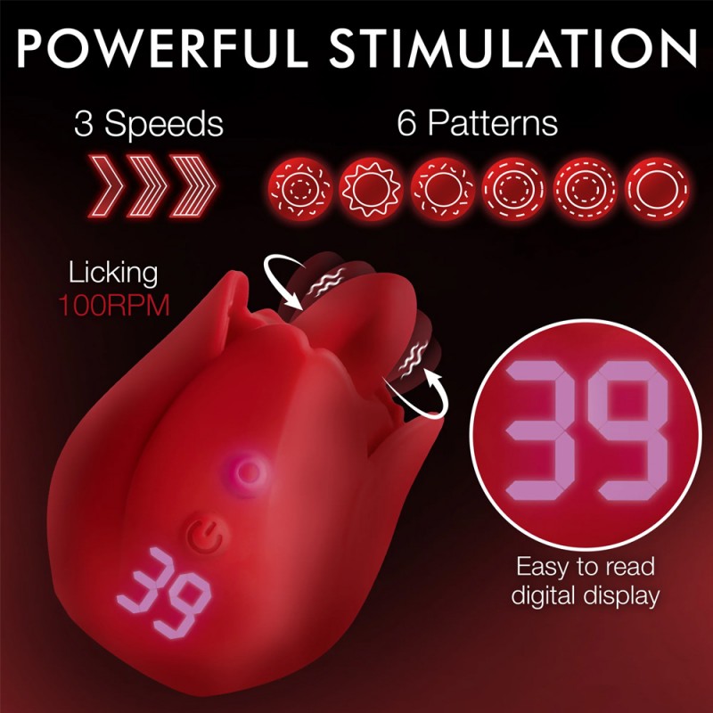 Rose Kisser Licking & Vibrating Digital Clitoral Stimulator3