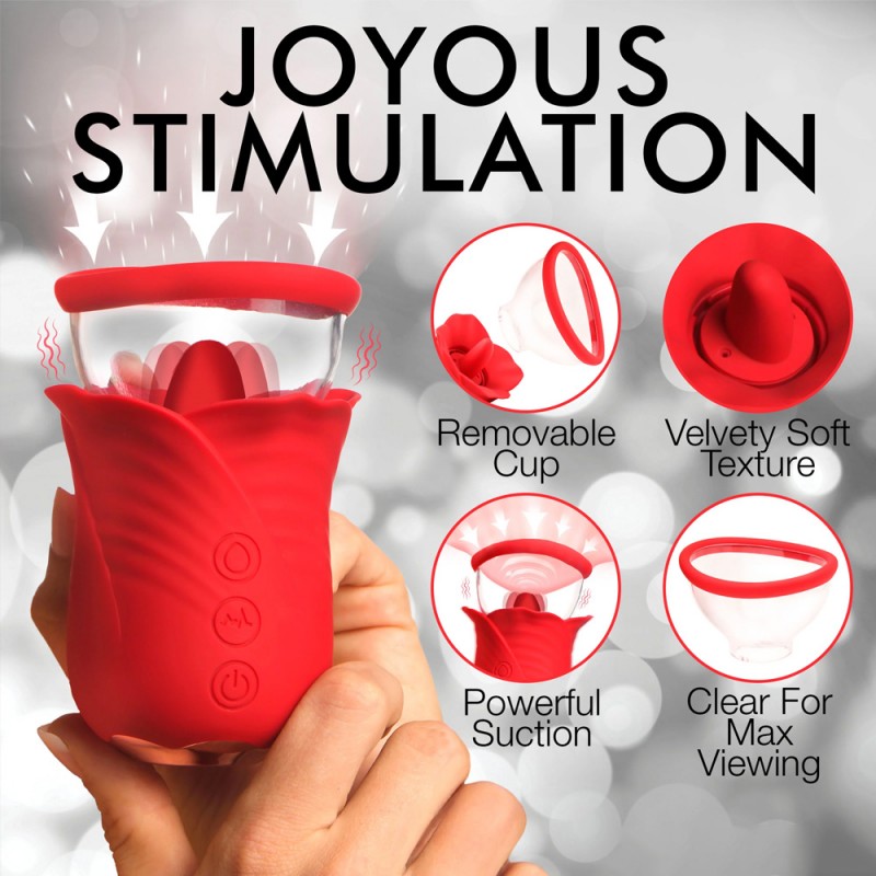 Lily Lover Sucking & Vibrating Clitoral Stimulator with Suction Cup4