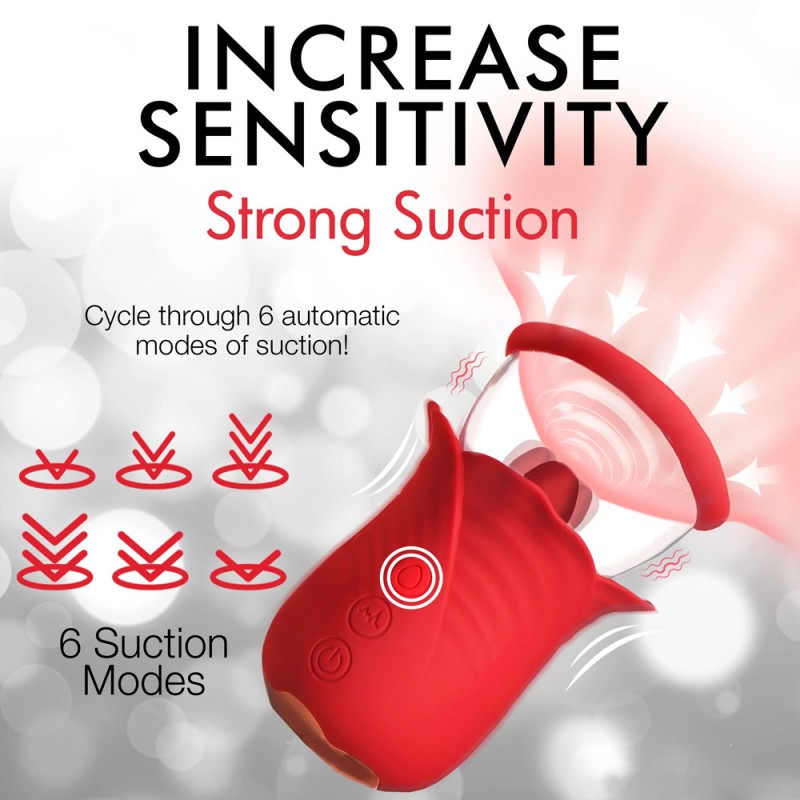 Lily Lover Sucking & Vibrating Clitoral Stimulator with Suction Cup2